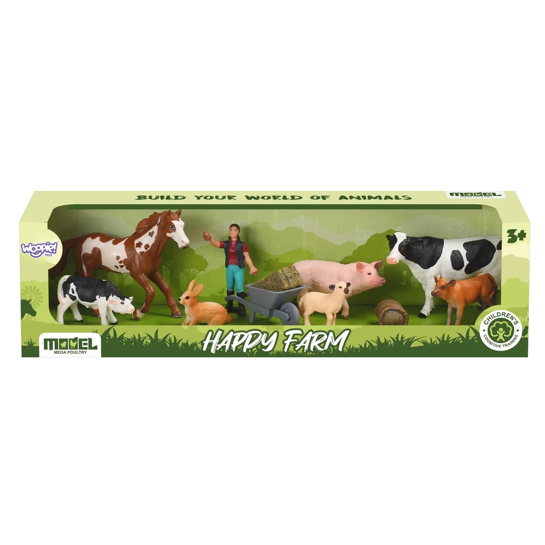 WOOPIE Figurki Zwierząt Szczęśliwa