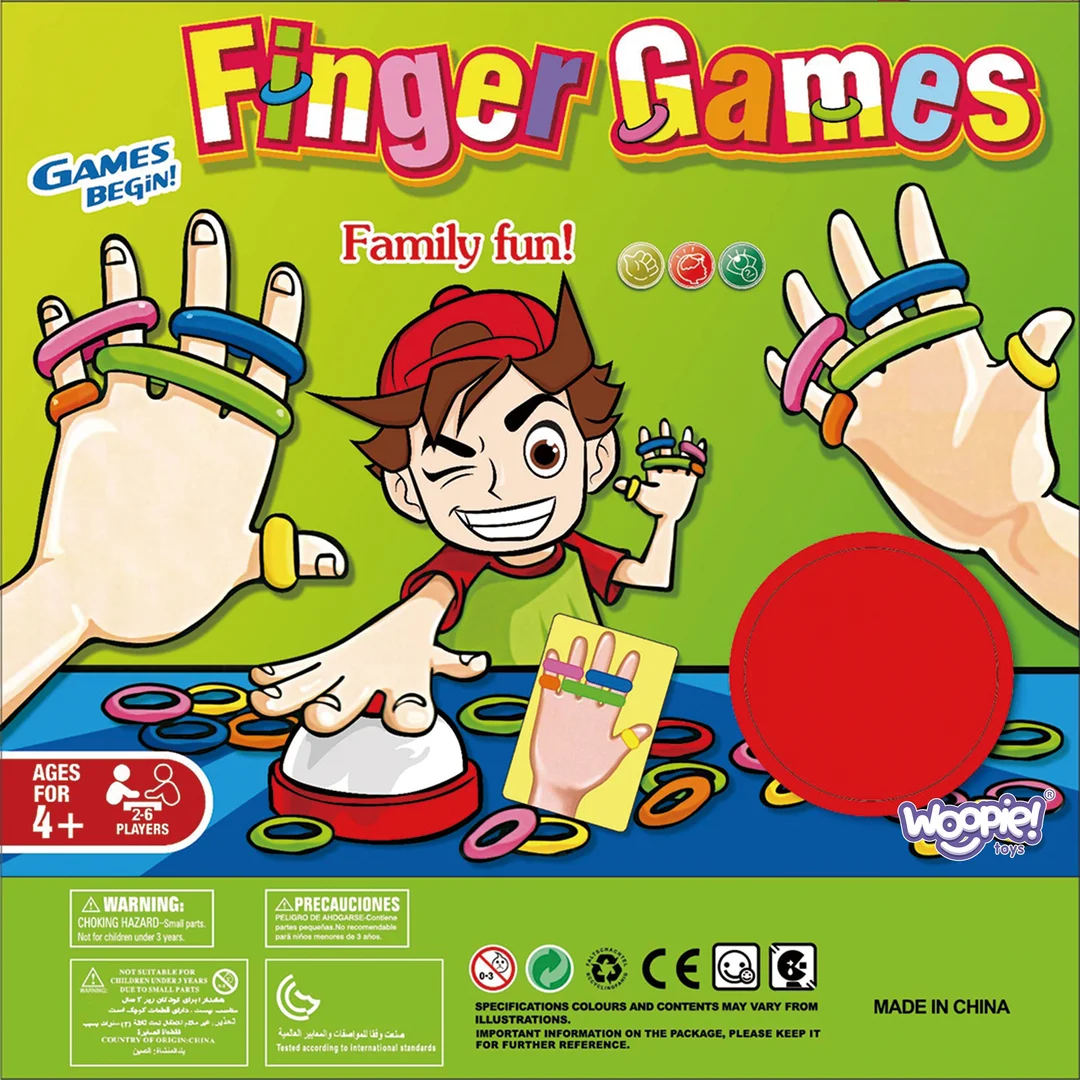 WOOPIE Gra Zręcznościowa FINGER GAMES Kolorowe