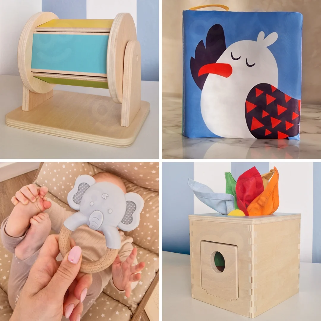 WOOPIE GREEN Box Pudełko XXL Montessori Edukacyjne Sensoryczne FSC