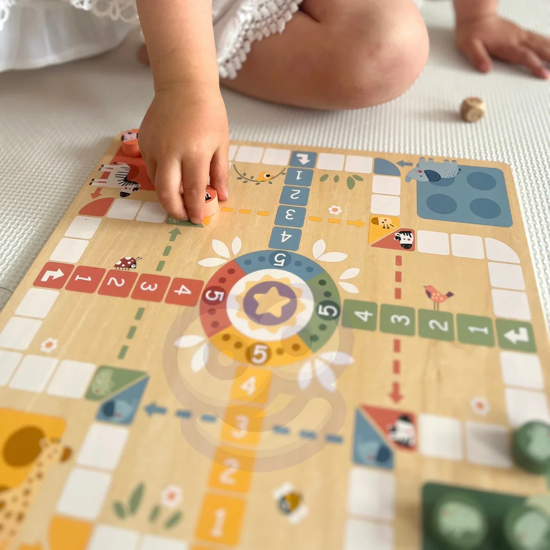 WOOPIE GREEN Gry Planszowe Ludo Chińczyk Węże i Drabiny