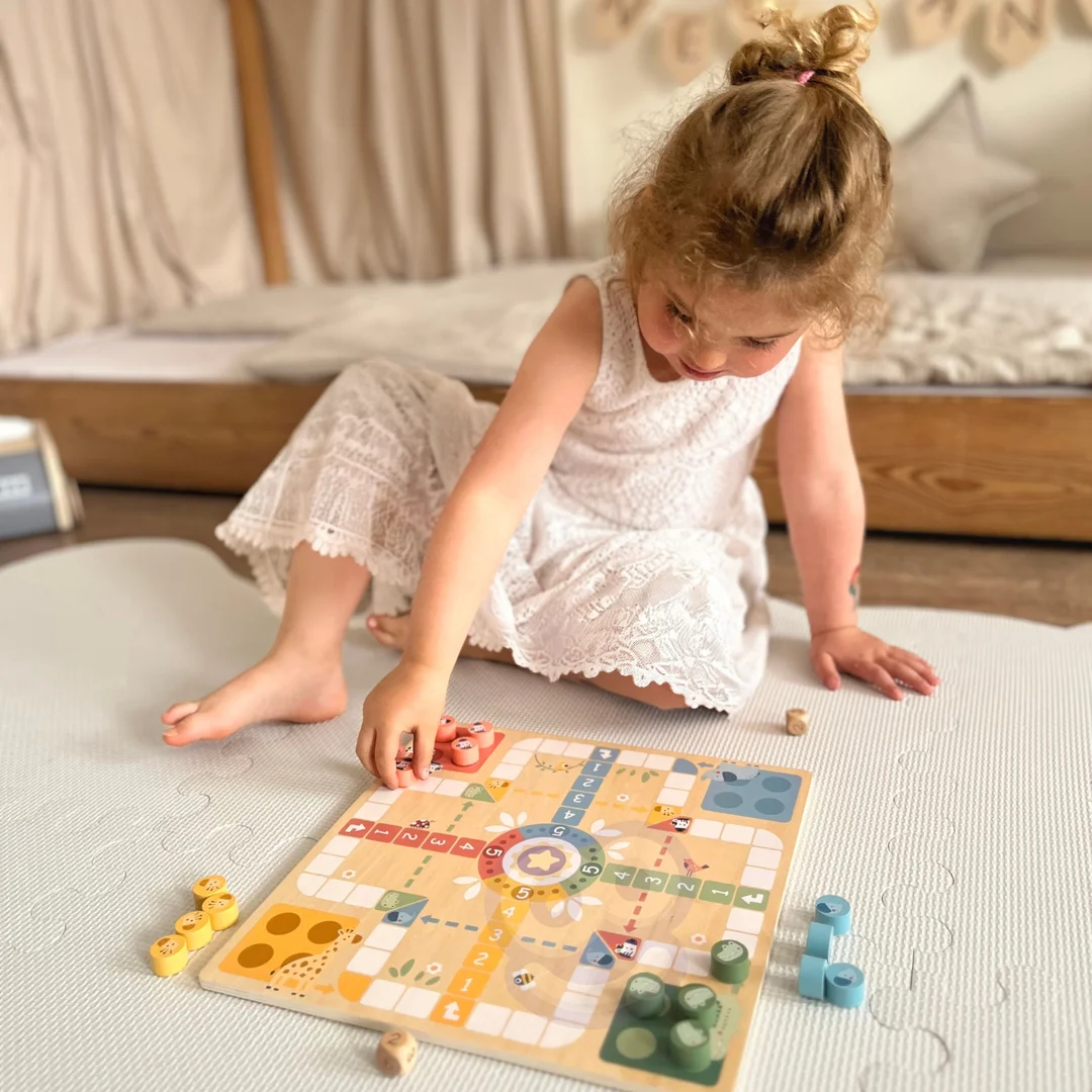 WOOPIE GREEN Gry Planszowe Ludo Chińczyk Węże i Drabiny