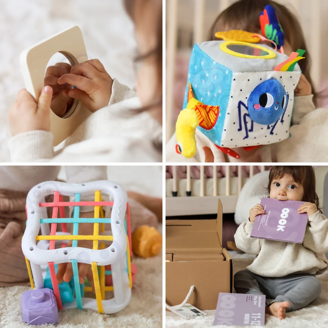 WOOPIE GREEN Pudełko Montessori Edukacujny FSC