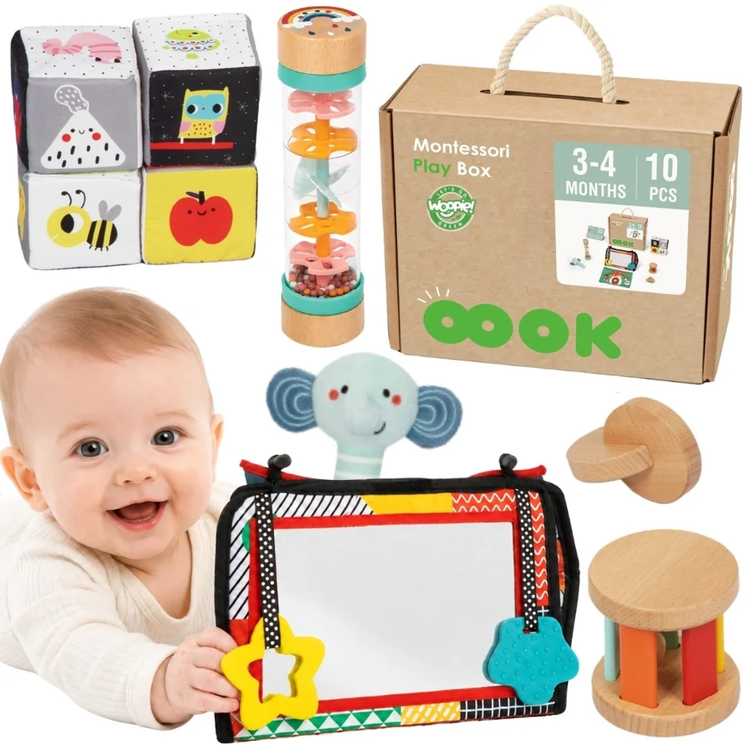 WOOPIE GREEN Pudełko XXL Montessori Sensoryka i FSC