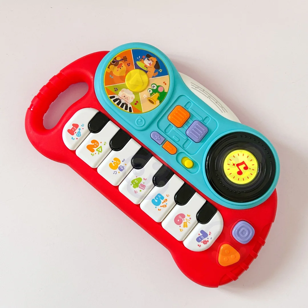 WOOPIE Interaktywne Pianinko dla Dzieci Mały DJ Organki Edukacyjne Dźwięki