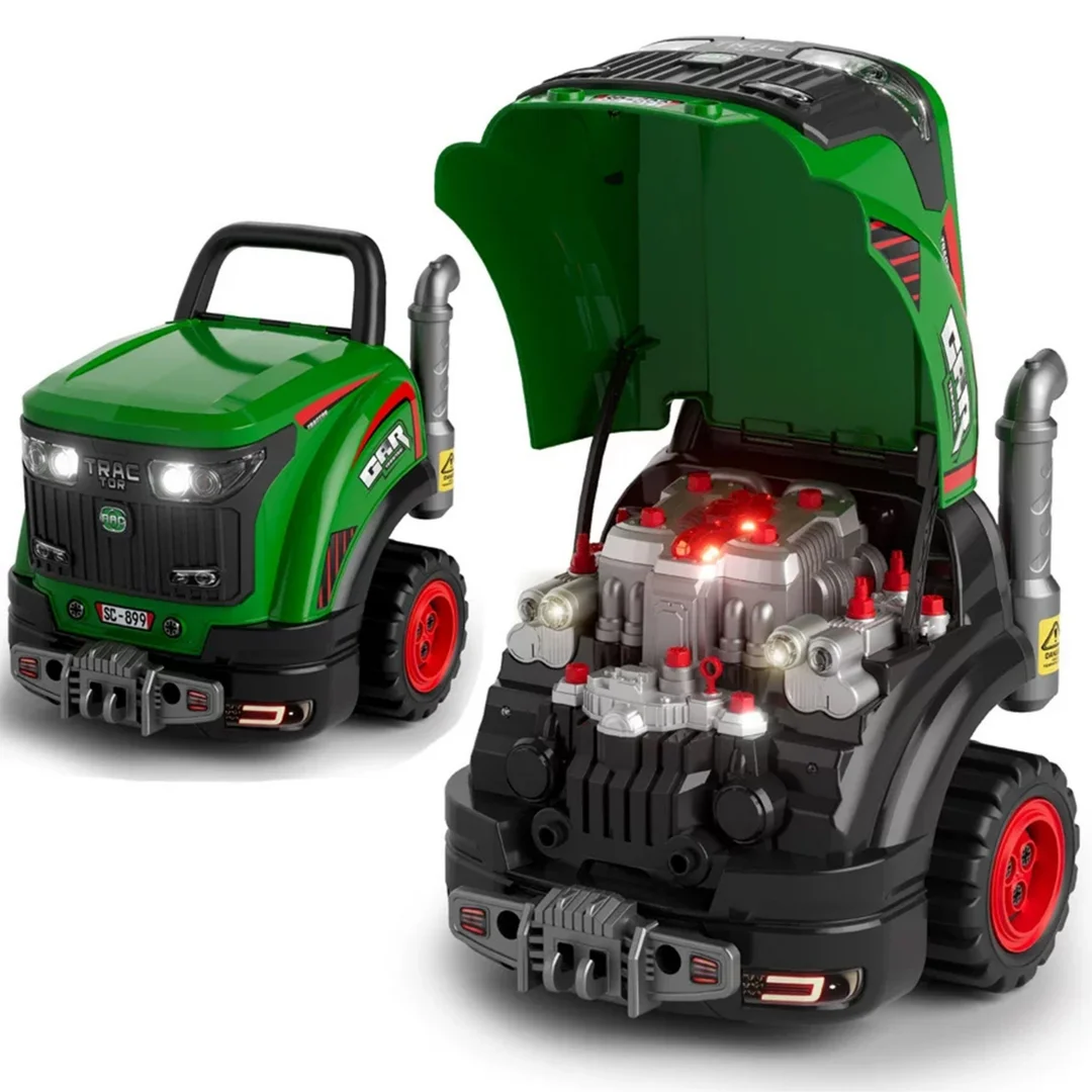 WOOPIE Interaktywny Warsztat Mechaniczny Traktor z Licznymi Akcesoriami