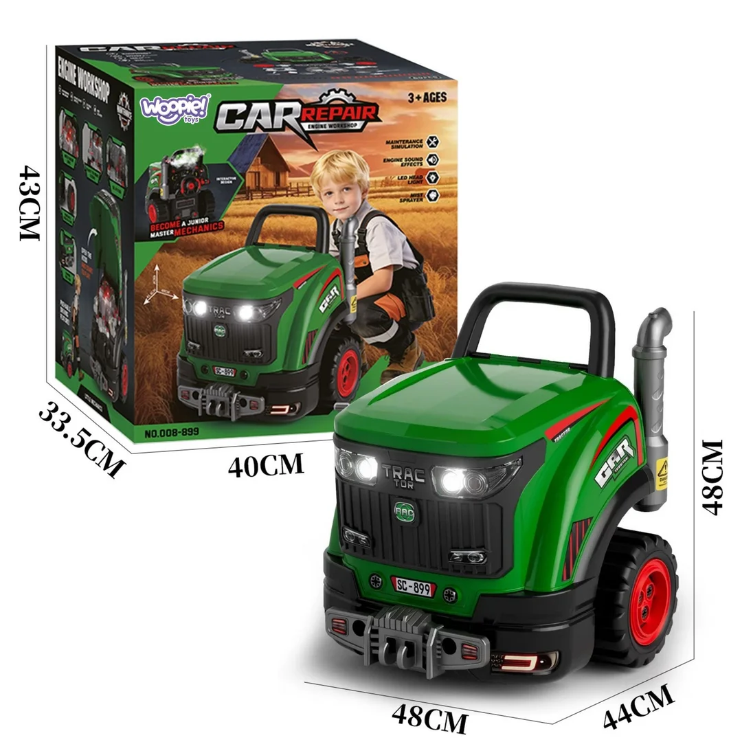 WOOPIE Interaktywny Warsztat Mechaniczny Traktor z Licznymi Akcesoriami