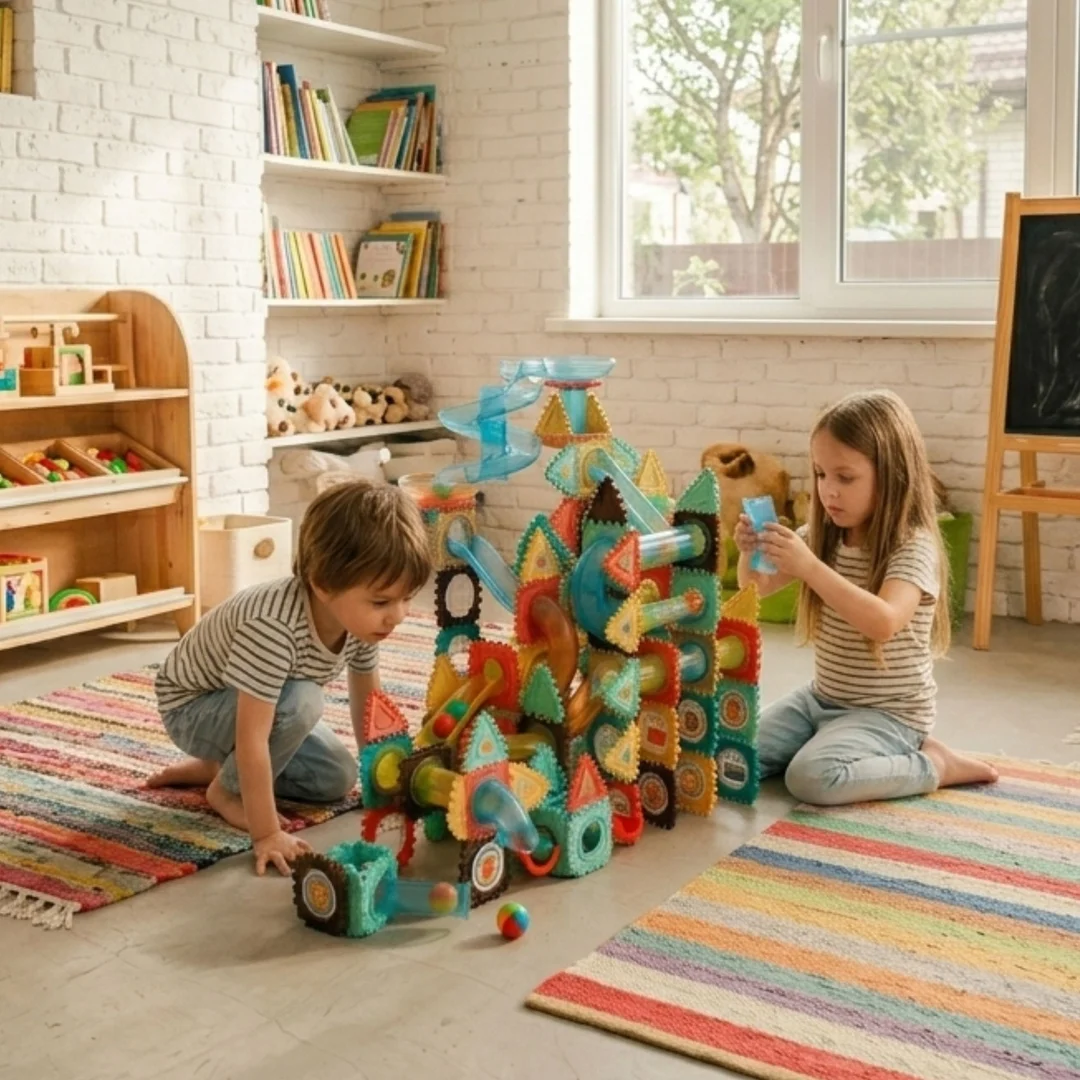 WOOPIE Klocki Konstrukcyjne Zestaw Edukacyjny Tor