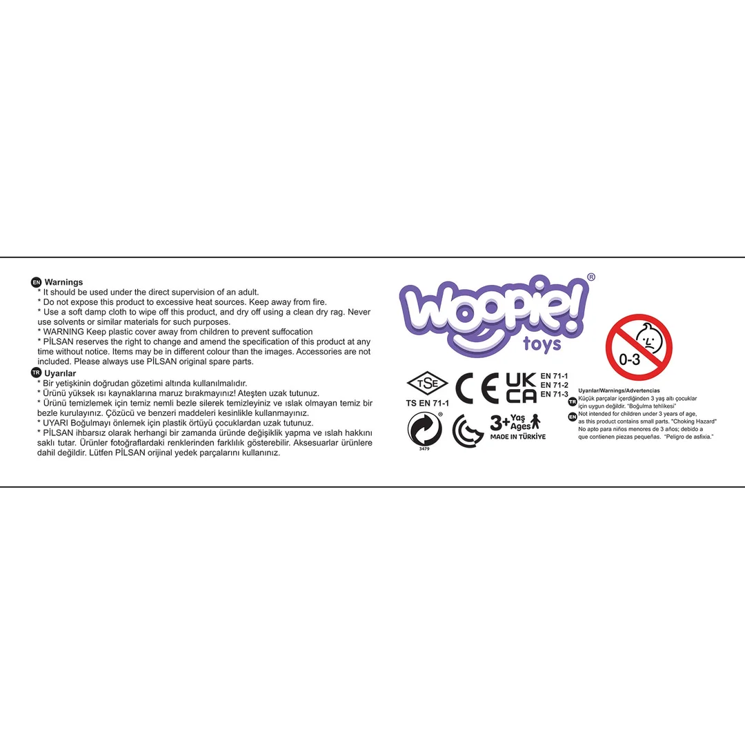 WOOPIE Klocki Konstrukcyjne XXL Zestaw z Samochodzikiem
