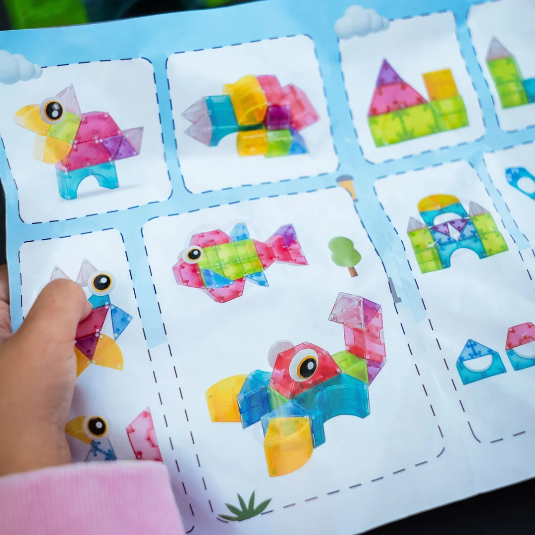WOOPIE Klocki Magnetyczne M Block Kreatywne Edukacyjne