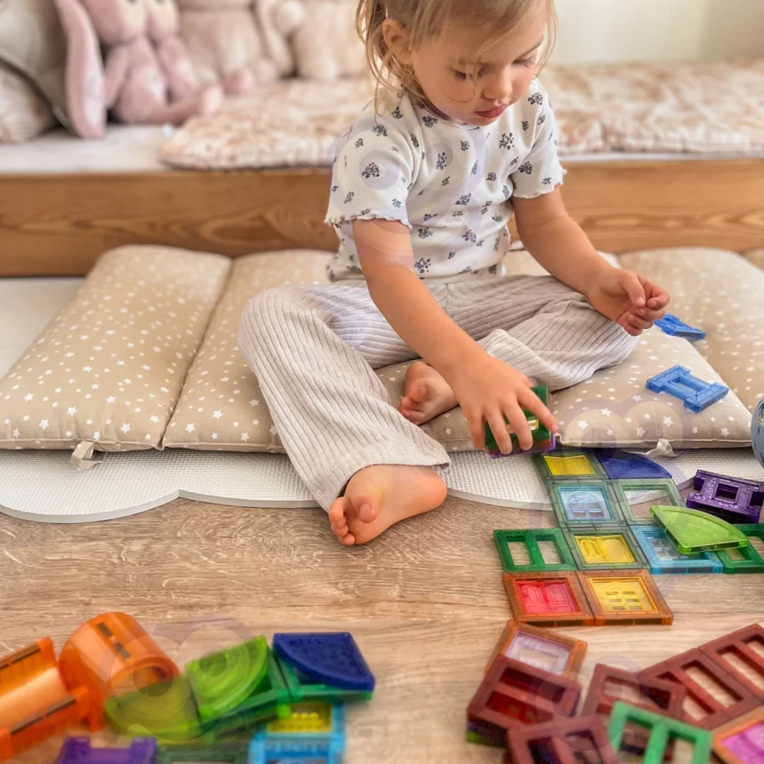 WOOPIE Klocki Magnetyczne Konstrukcyjne Zestaw Edukacyjny