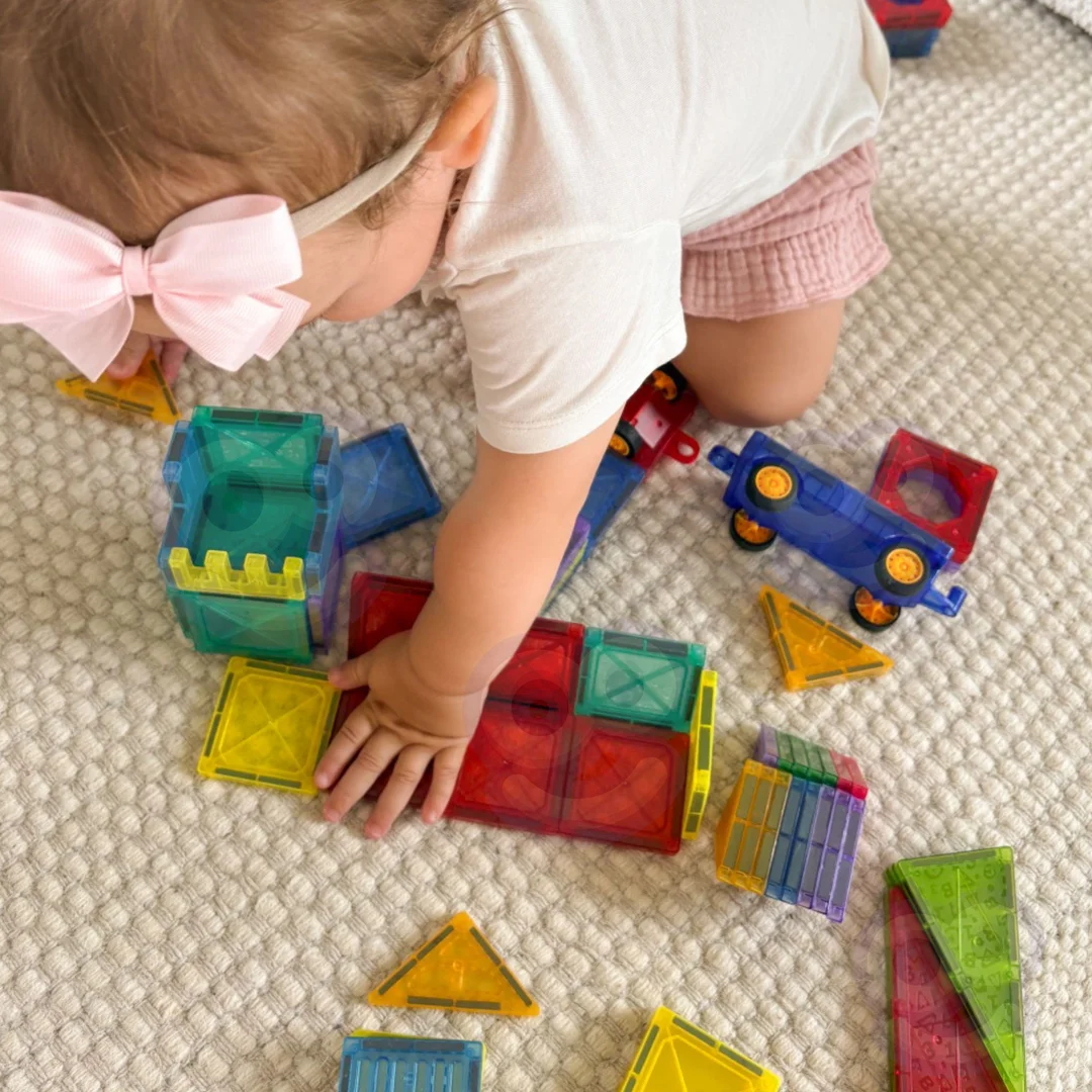 WOOPIE Klocki Magnetyczne Konstrukcyjne Zestaw Edukacyjny