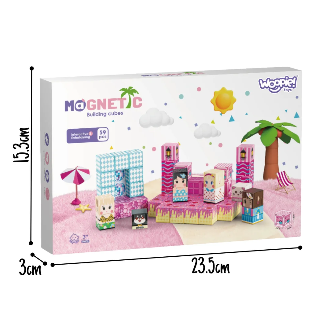 WOOPIE Klocki Magnetyczne Sześciany