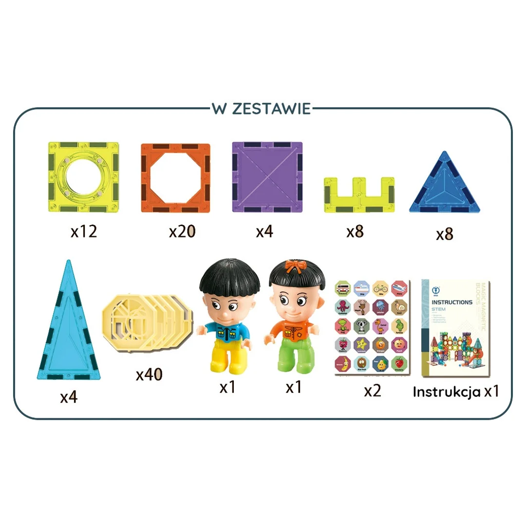 WOOPIE Klocki Magnetyczne