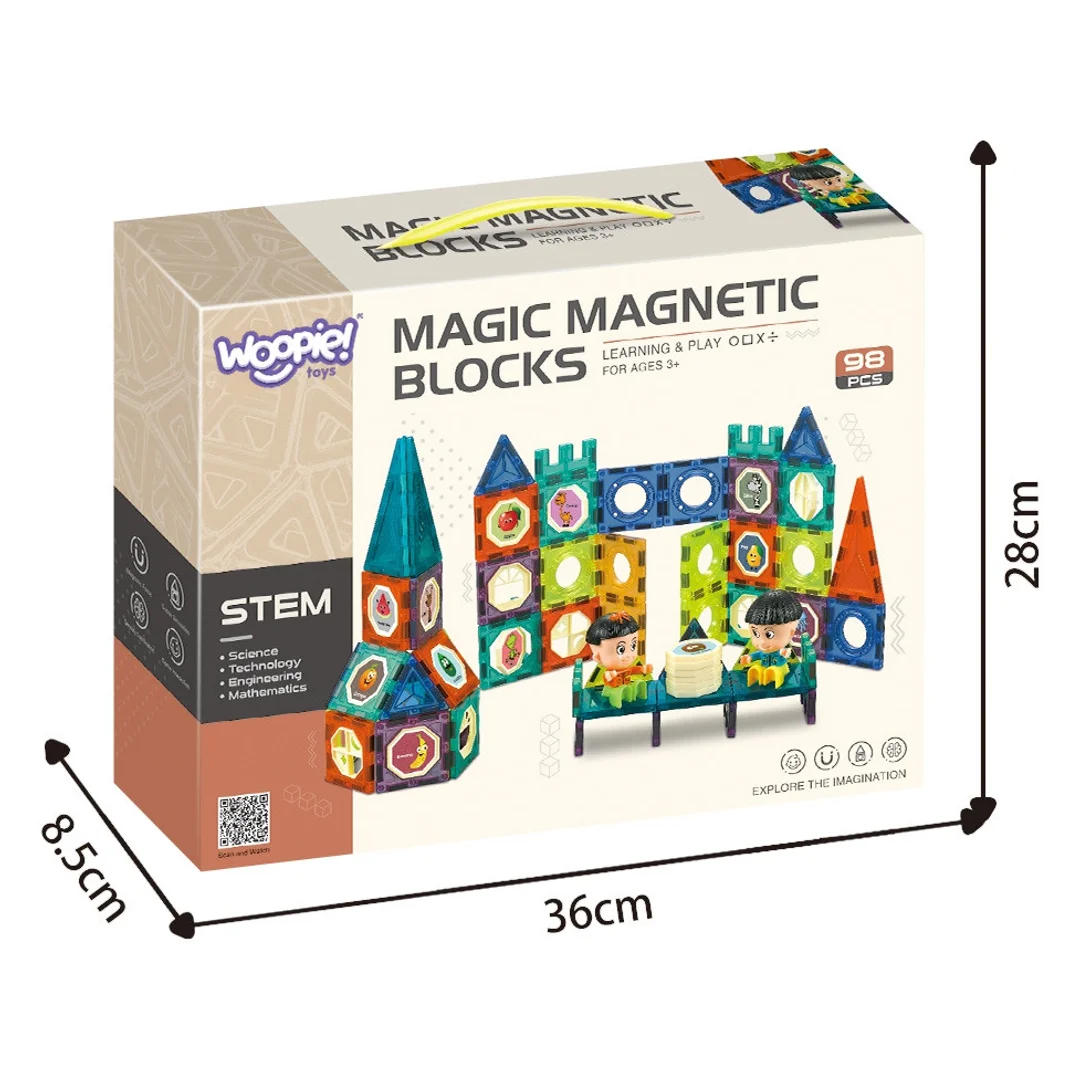 WOOPIE Klocki Magnetyczne