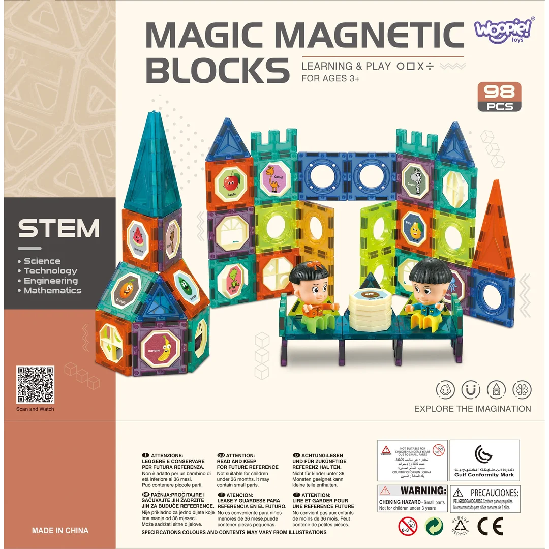 WOOPIE Klocki Magnetyczne