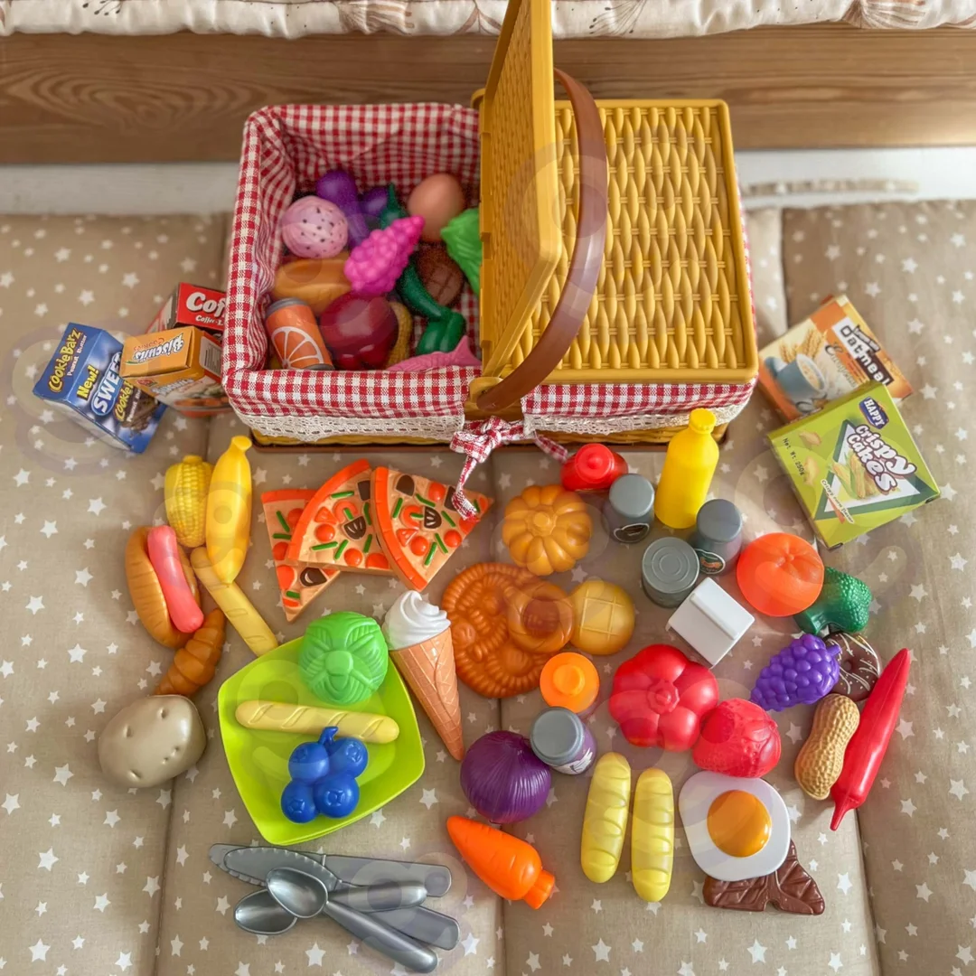 WOOPIE Kosz Piknikowy Owoce Warzywa Fast Food Zestaw
