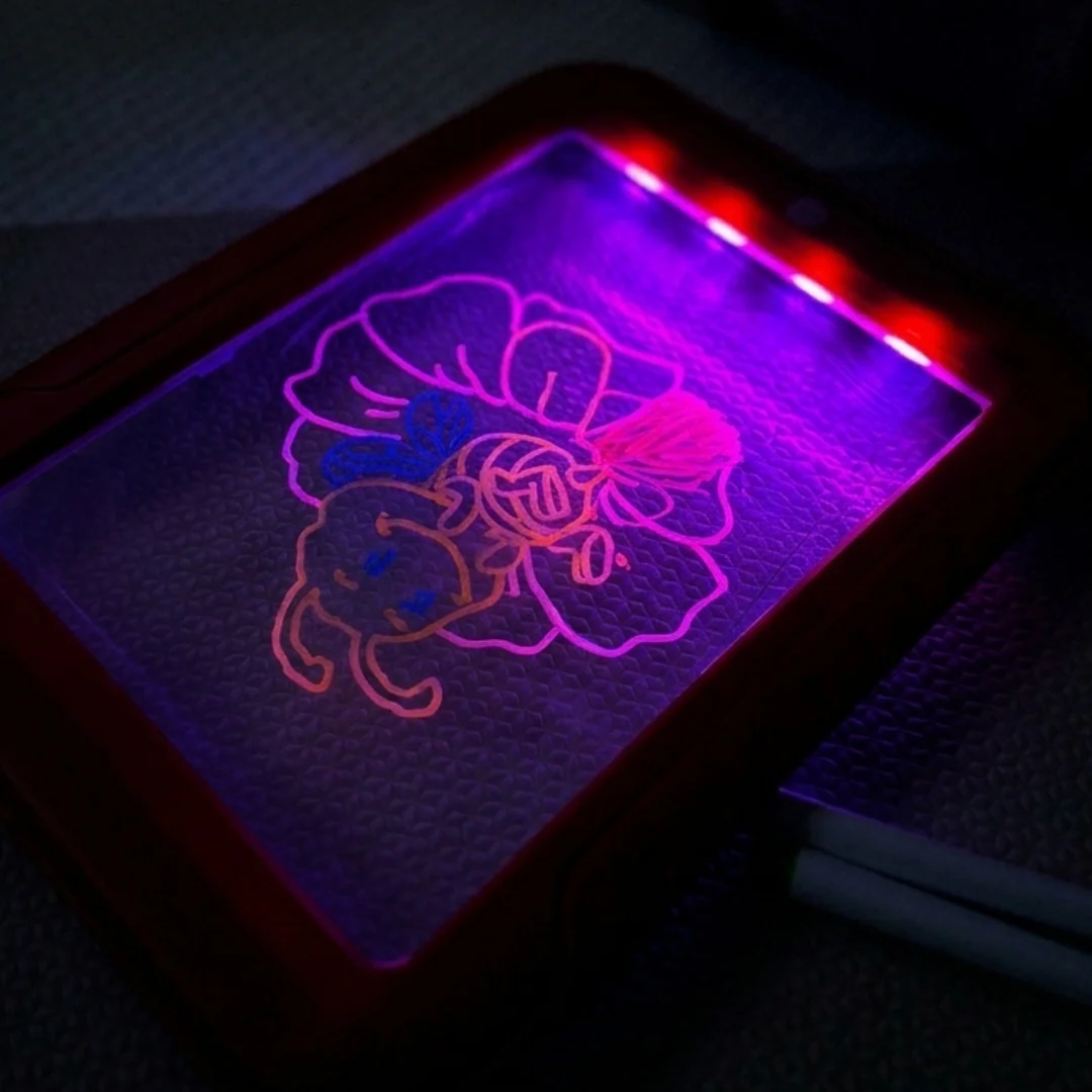 WOOPIE Magiczny Tablet Graficzny do Rysowania Neonowe Kolory