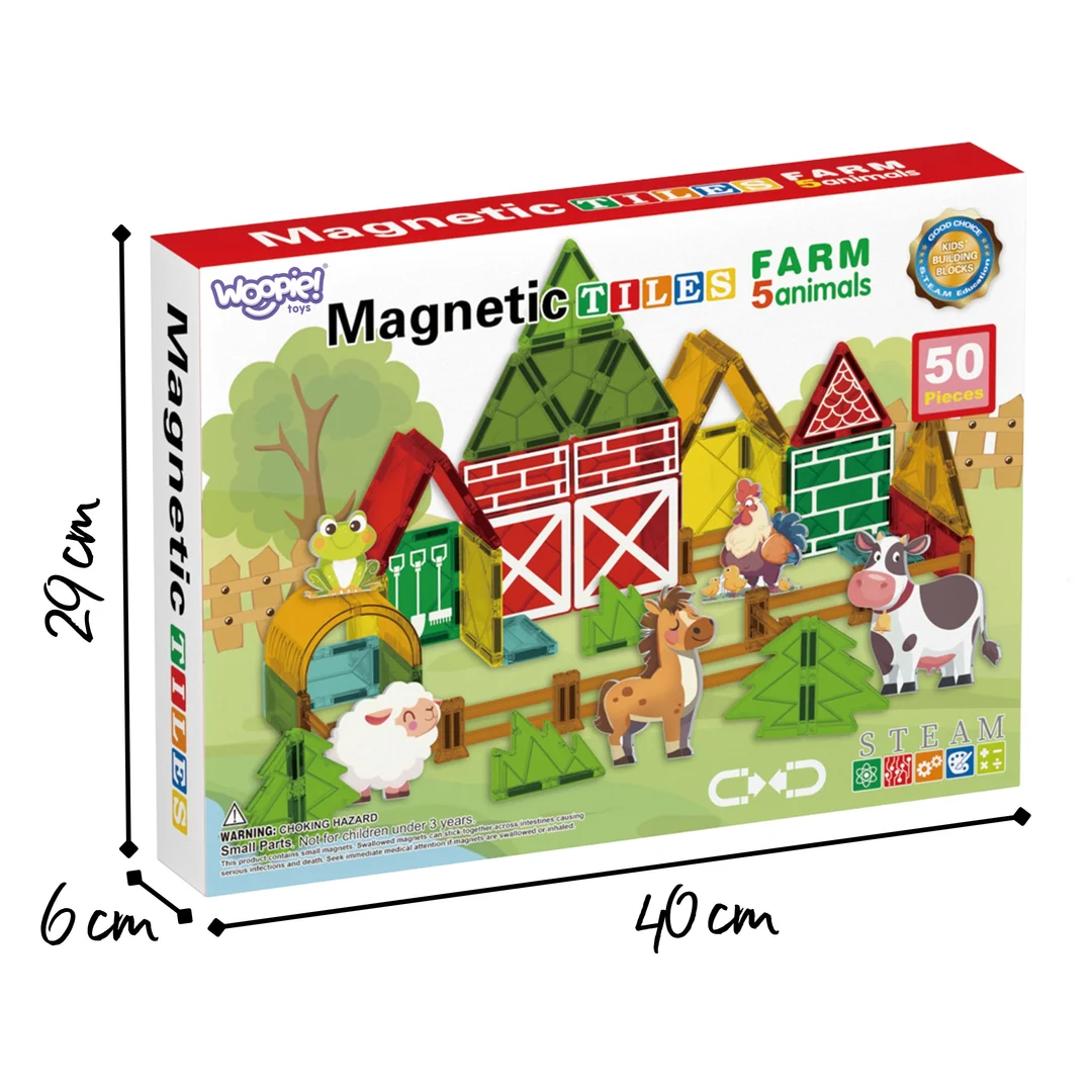 WOOPIE Magnetyczne Klocki Konstrukcyjne
