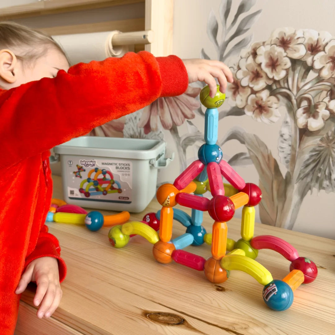 WOOPIE Magnetyczne Klocki Konstrukcyjne Edukacyjne