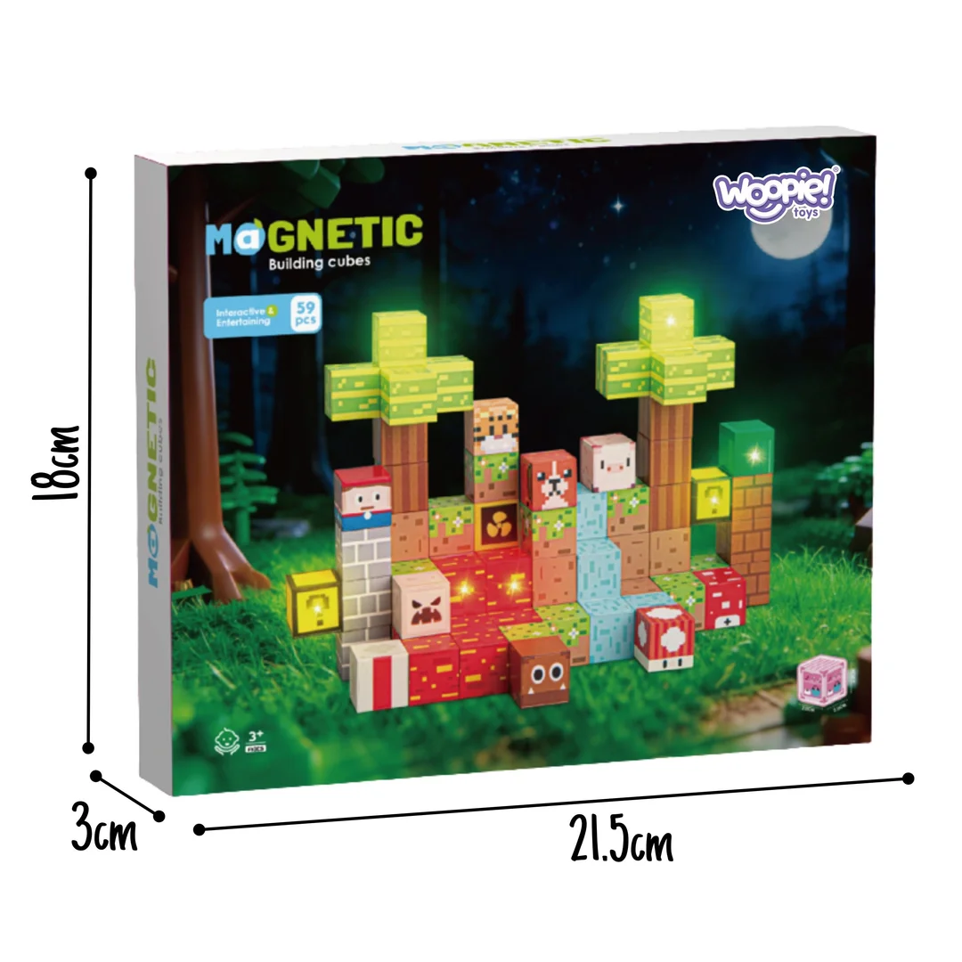 WOOPIE Magnetyczne Klocki Konstrukcyjne
