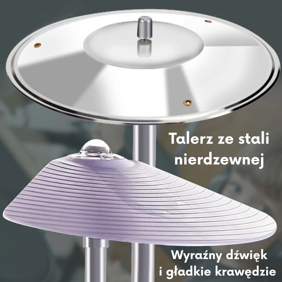 WOOPIE Perkusja Edukacyjna dla Talerz Taboret z Motywem Zwierzątek
