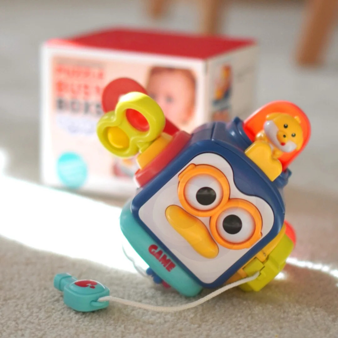 WOOPIE Pingwinek Montessori Kostka Sensoryczna