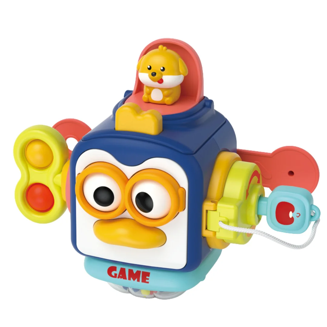 WOOPIE Pingwinek Montessori Kostka Sensoryczna