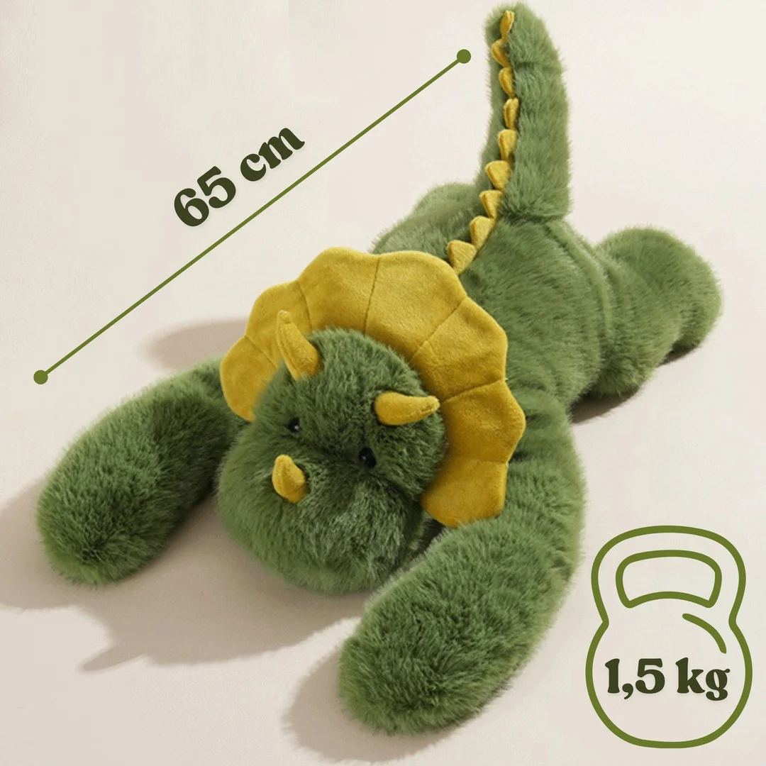 WOOPIE Pluszak Obciążeniowy Dinozaur Antystresowy Sensoryczny Ciężkomiś Przytulanka