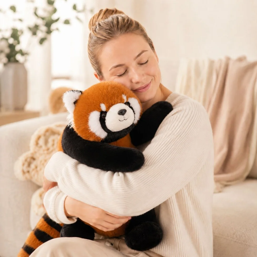 WOOPIE Pluszak Obciążeniowy Panda Ruda Antystresowy Sensoryczny Ciężkomiś