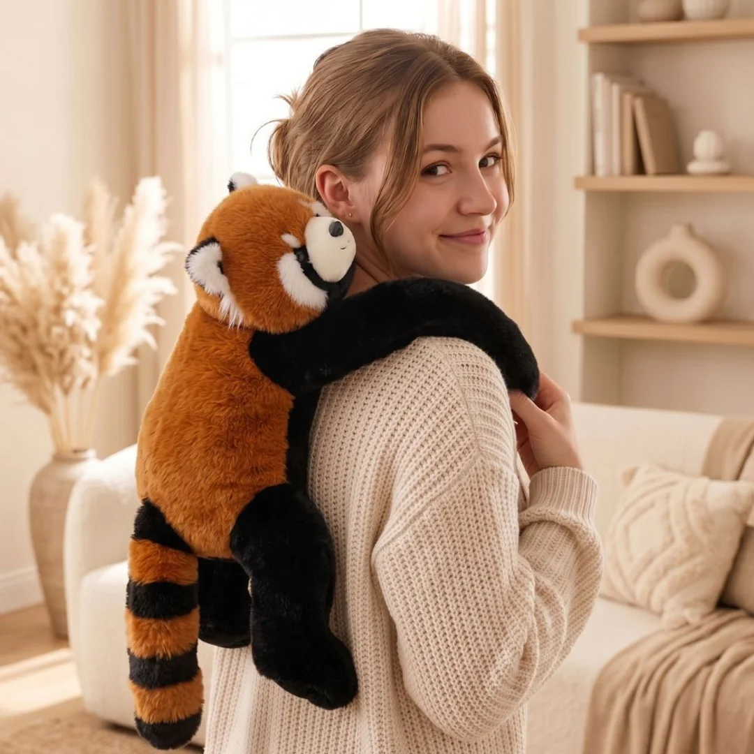 WOOPIE Pluszak Obciążeniowy Panda Ruda Antystresowy Sensoryczny Ciężkomiś