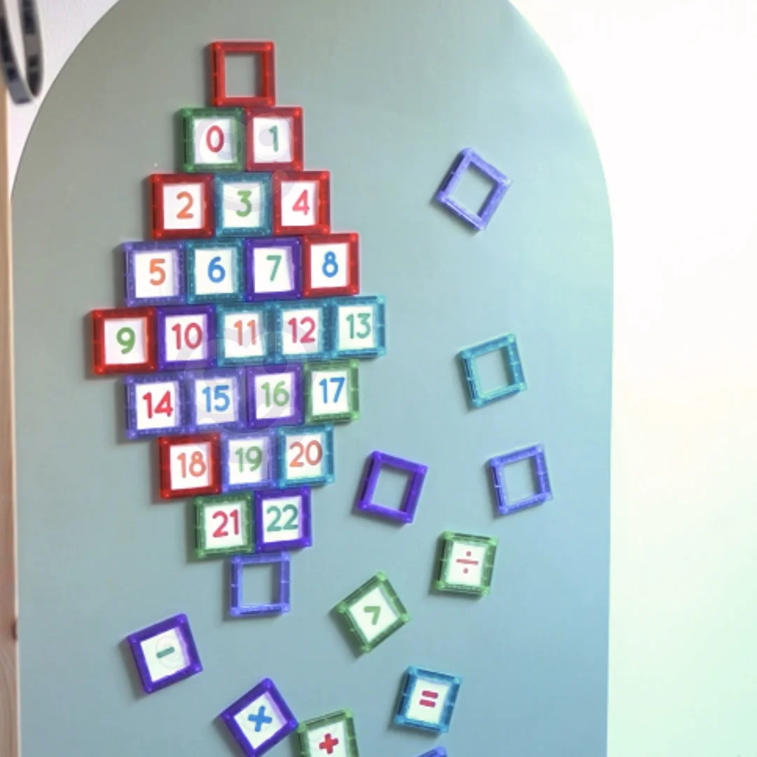 WOOPIE Przestrzenne Klocki Magnetyczne Nauka Elementów