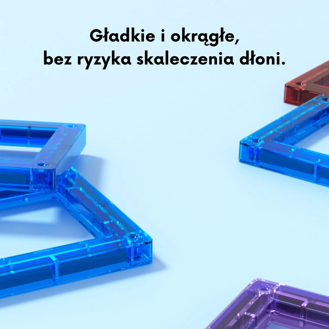 WOOPIE Przestrzenne Klocki Magnetyczne Nauka Elementów