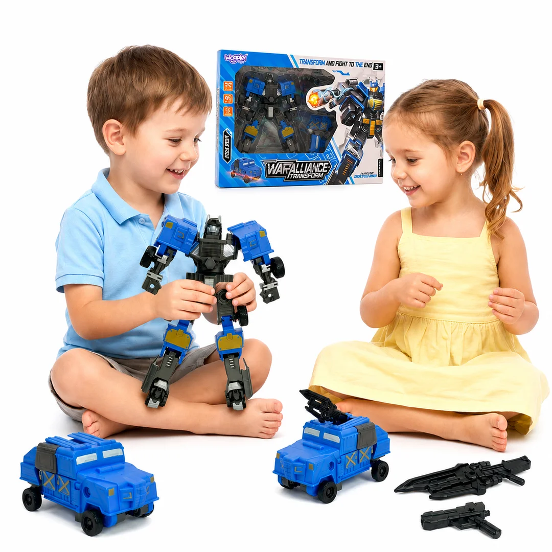 Woopie Robot Transformujący Pojazd Bojowy Auto Autobot Zabawka Prezent