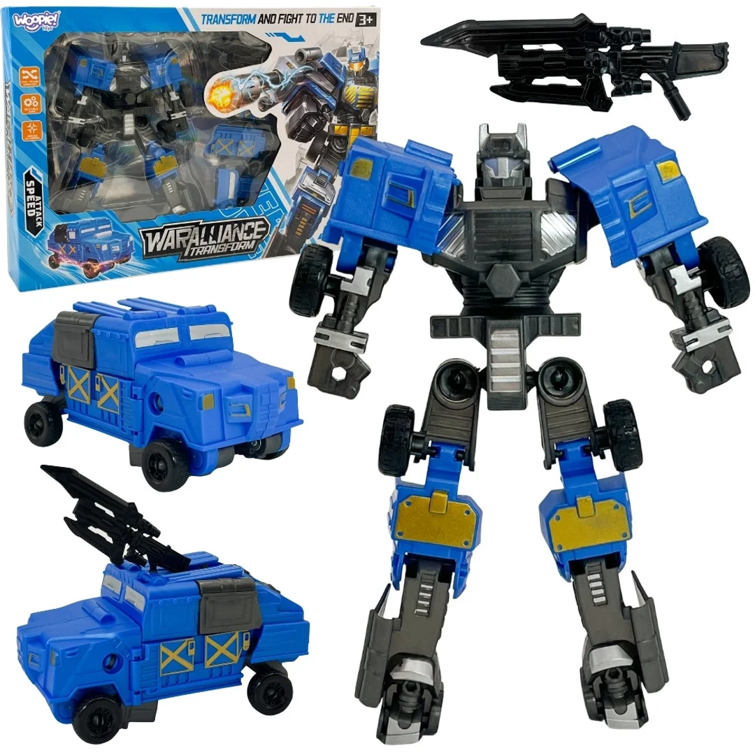 Woopie Robot Transformujący Pojazd Bojowy Auto Autobot Zabawka Prezent