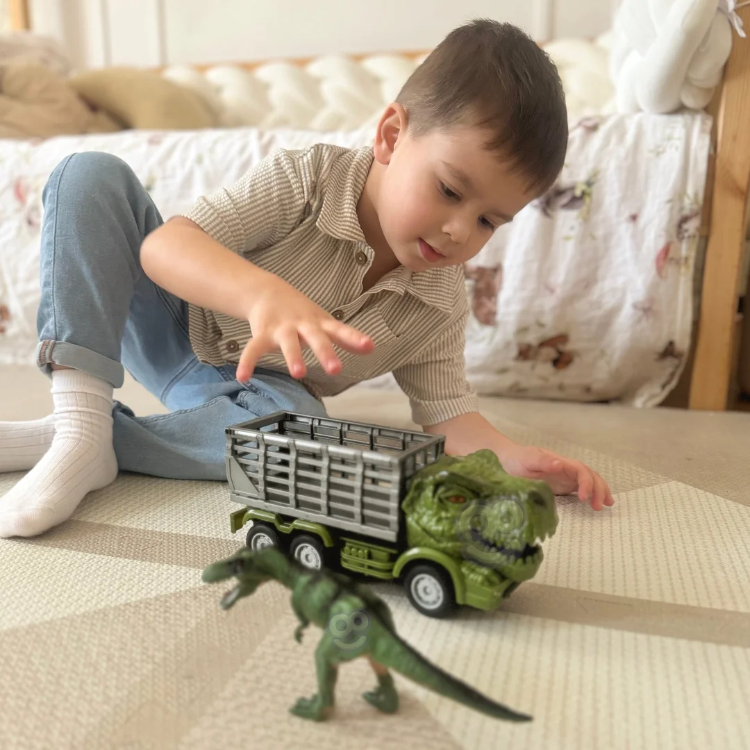 WOOPIE Samochód Zdalnie Sterowany Dinozaur Zielony Figurka