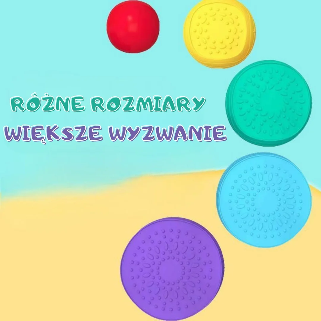 WOOPIE Ścieżka Sensoryczna Kamienie Balansujące dla Dzieci Trening Równowagi