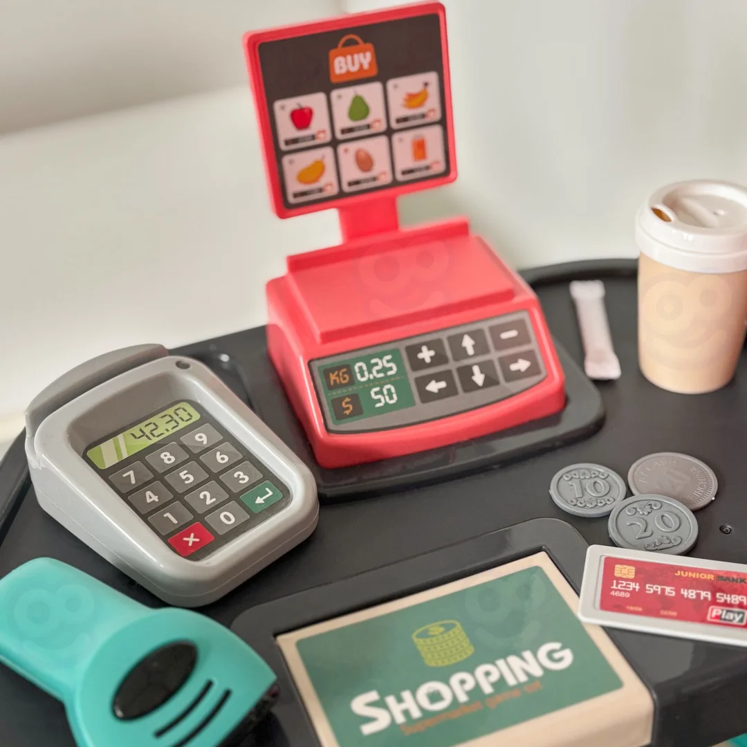 WOOPIE Sklep Supermarket i Wózek Koszyk Sklepowy Kasa Waga