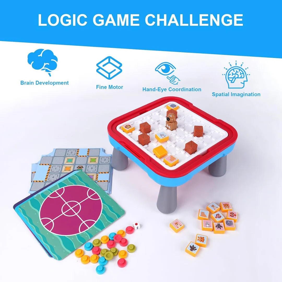 WOOPIE Stolik Gier Planszowych Logicznych