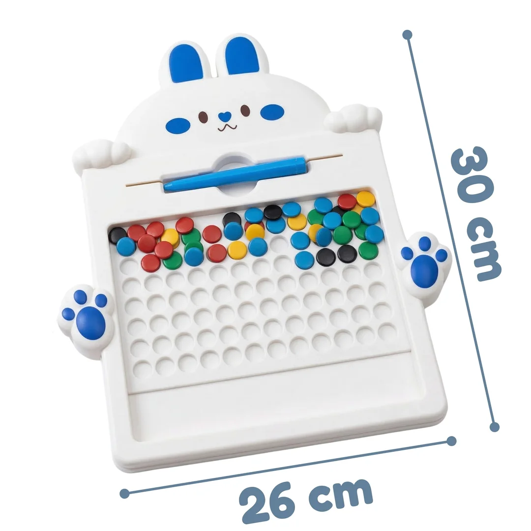 WOOPIE Tablica Magnetyczna dla Dzieci Montessori MagPad Królik