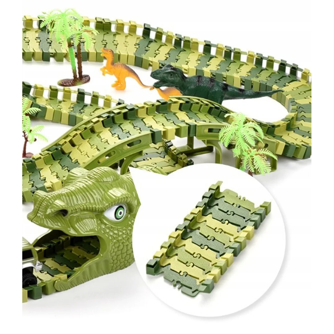 WOOPIE Tor Samochodowy XXL Dinozaury