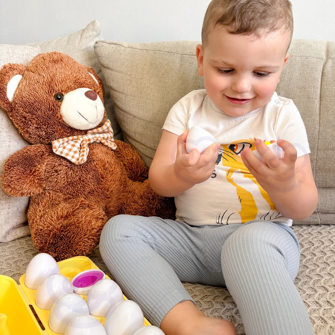 WOOPIE Układanka Jajka Montessori Dopasuj Kształty i Kolory