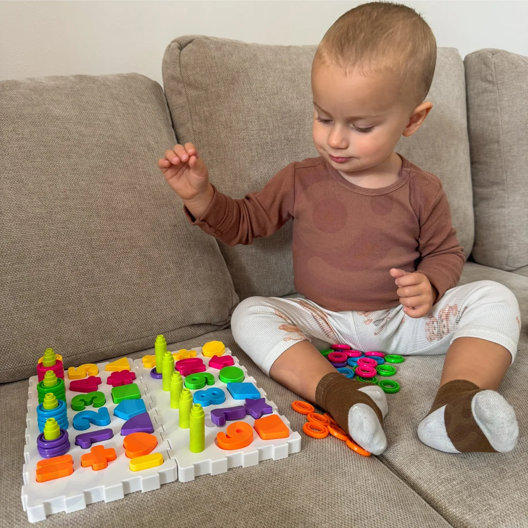 WOOPIE Układanka Montessori Sorter Trening Mózgu Literki