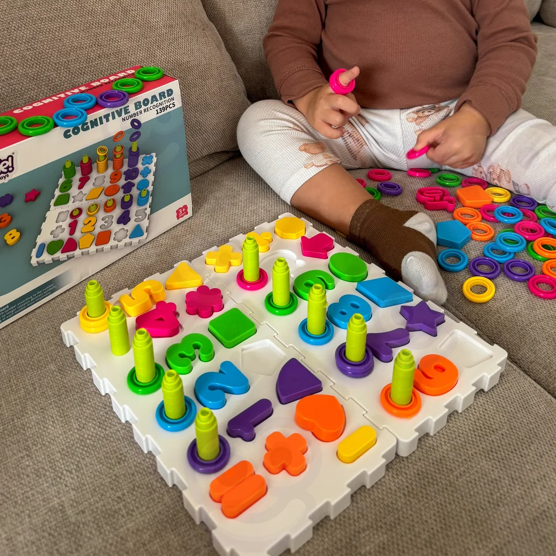 WOOPIE Układanka Montessori Sorter Trening Mózgu Literki