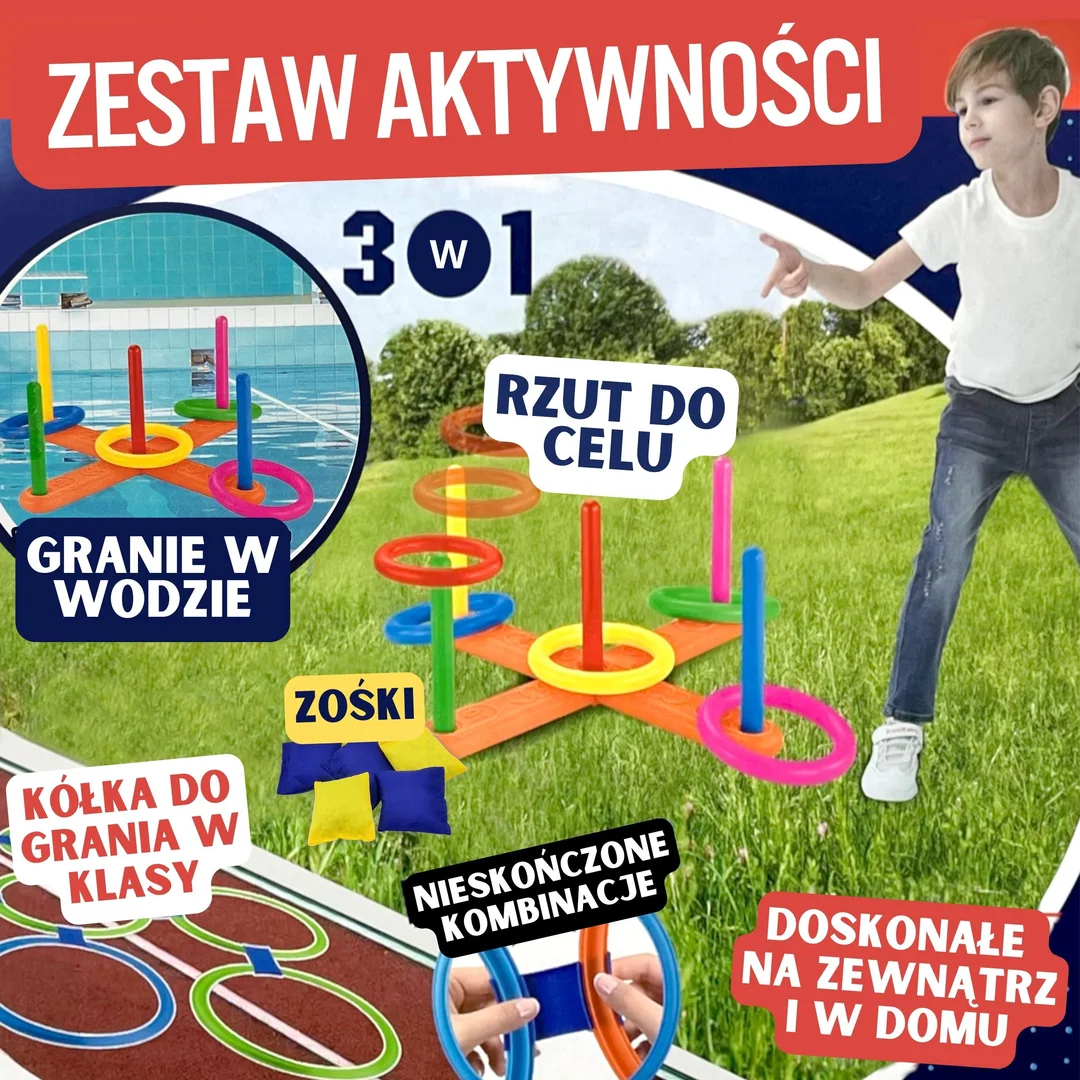 WOOPIE Serso Gra w Klasy Cornhole Rzut do Celu Woreczkami