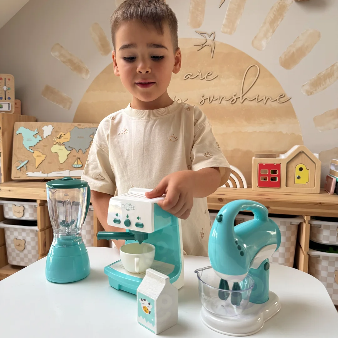 WOOPIE Zestaw Ekspres Mikser Blender Efekty Dźwiękowe Świetlne