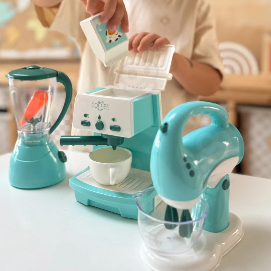 WOOPIE Zestaw Ekspres Mikser Blender Efekty Dźwiękowe Świetlne