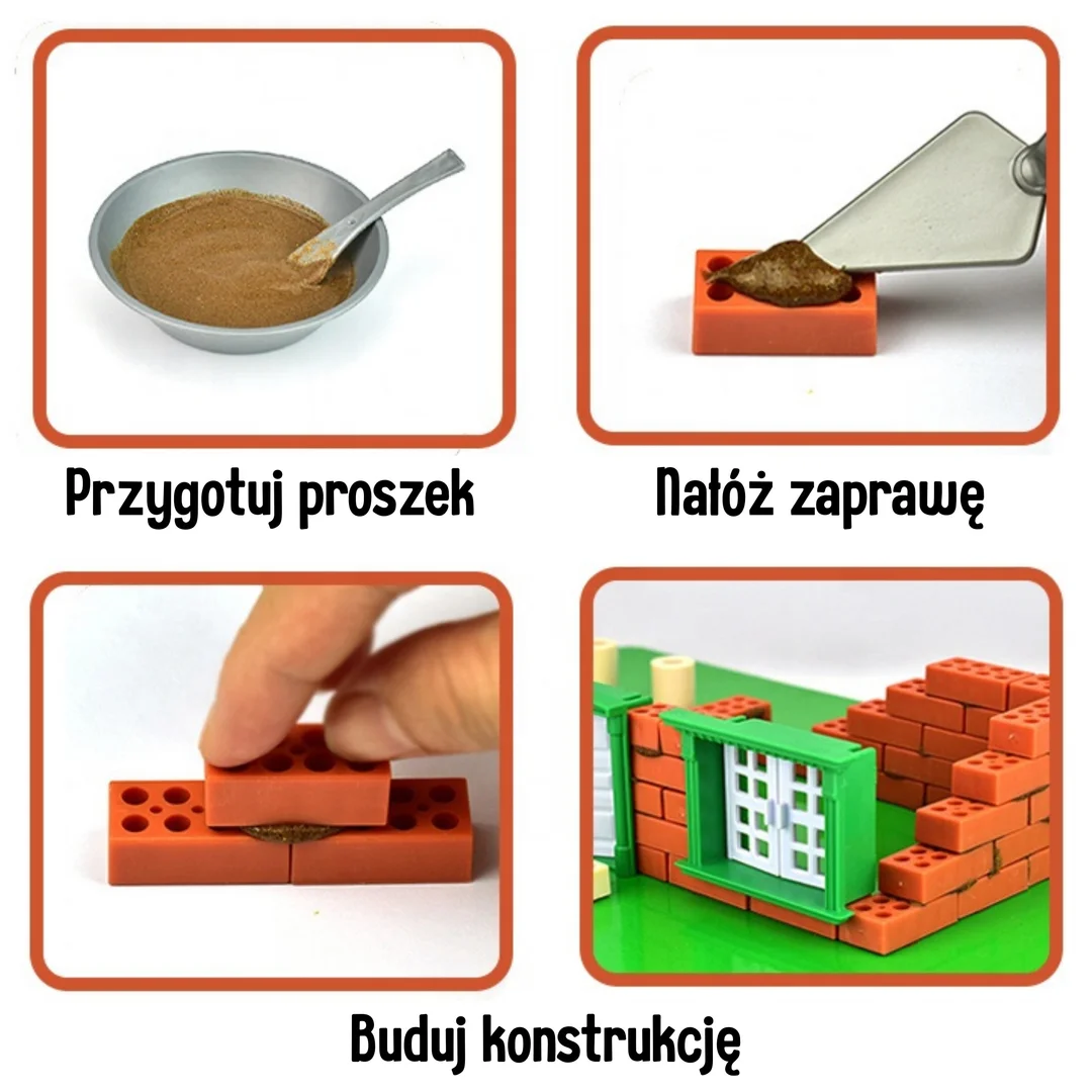 WOOPIE Zestaw Do Budowania z Cegieł