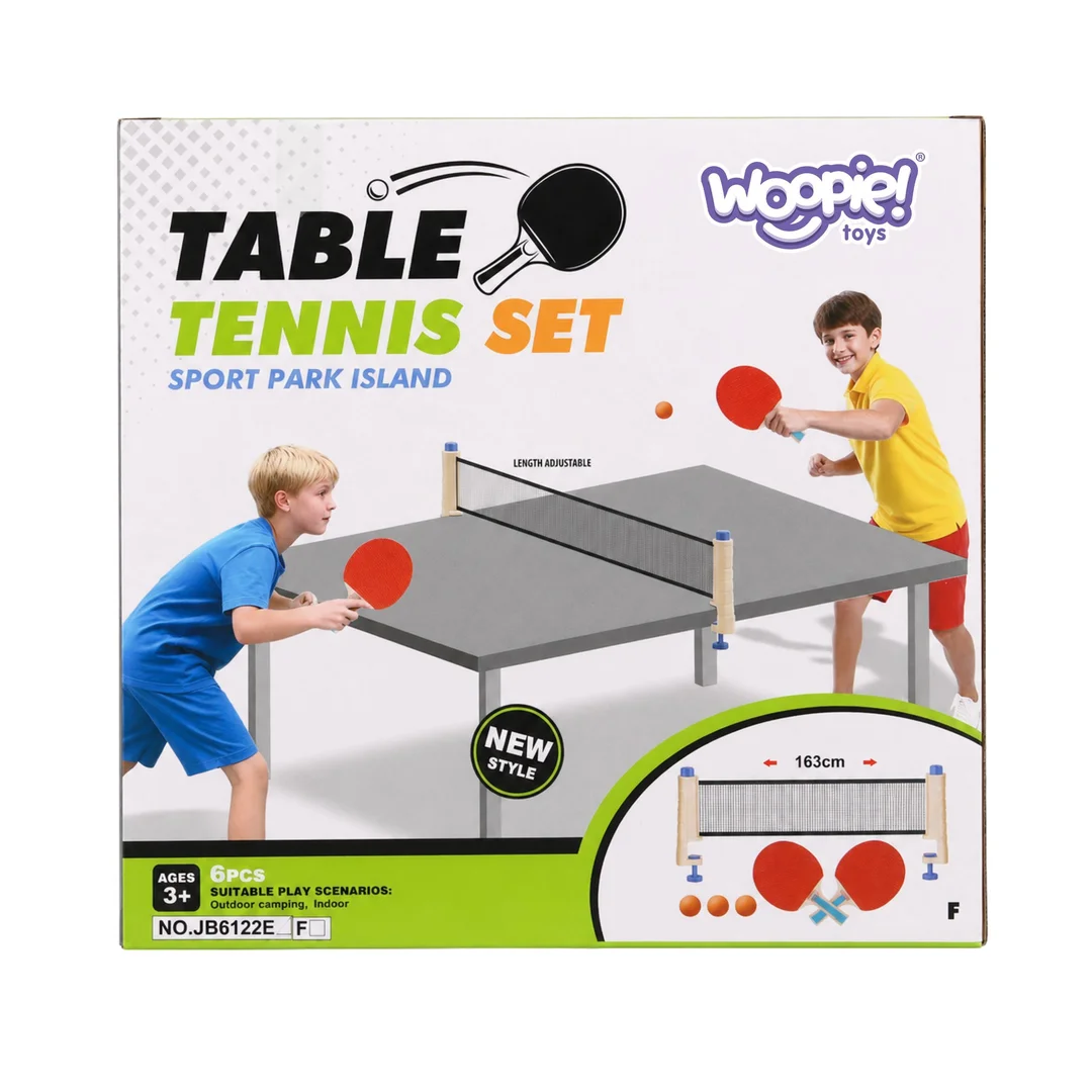 WOOPIE Zestaw do Tenisa Stołowego z Siatką Ping Pong