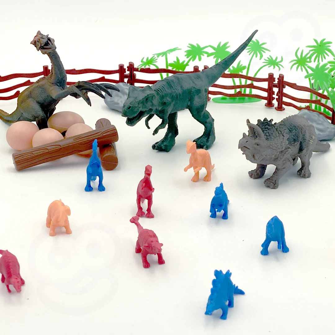 WOOPIE Zestaw Figurki Dinozaury
