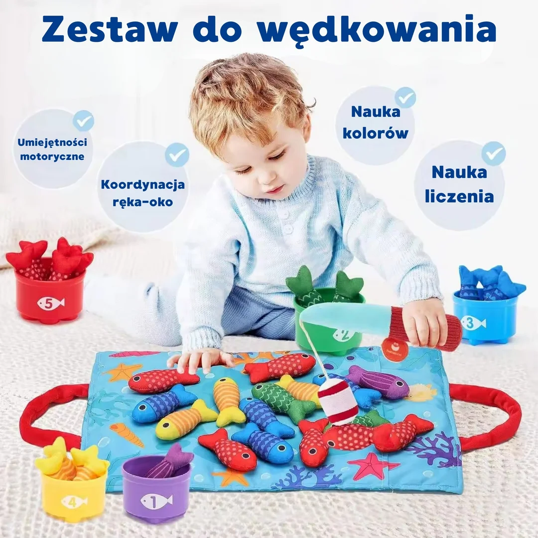 WOOPIE Zestaw Małego Wędkarza Nauka